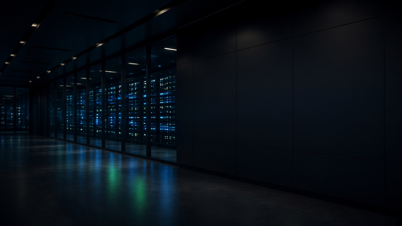 Pasillo de datacenter con racks de servidores