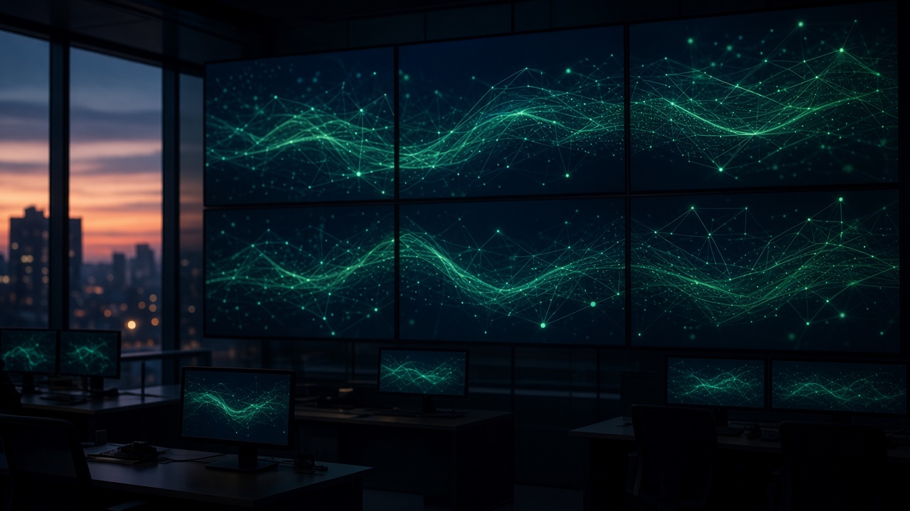 Mesa de servicio con operaciones abstractas en pantalla